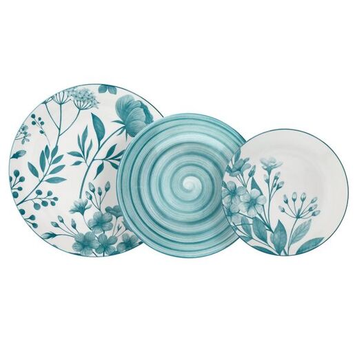 Tognana set tanjira Madison Coralie Teal 18/1, porculan