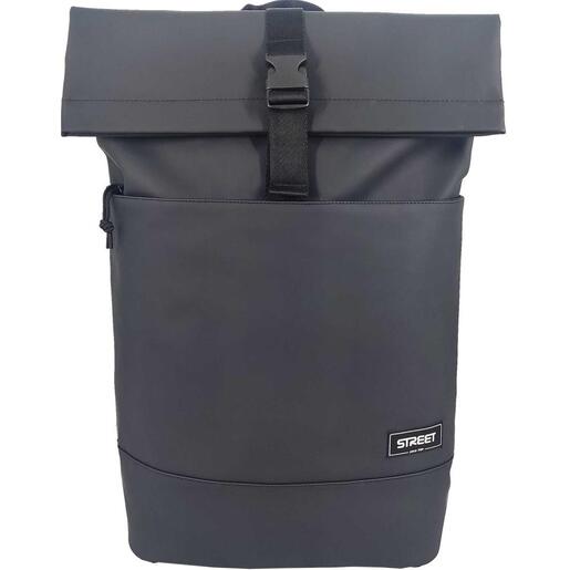 Street okrugli ruksak Black Rollup