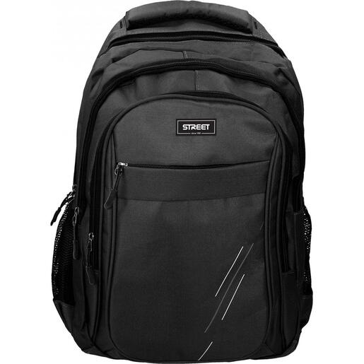 Street okrugli ruksak Minimalistic Black