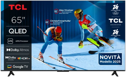 TCL QLED televizor 65T69C, 4K Ultra HD, Smart, Google TV, AiPQ procesor, Dolby Vision · Atmos, HDR10+, HVA panel