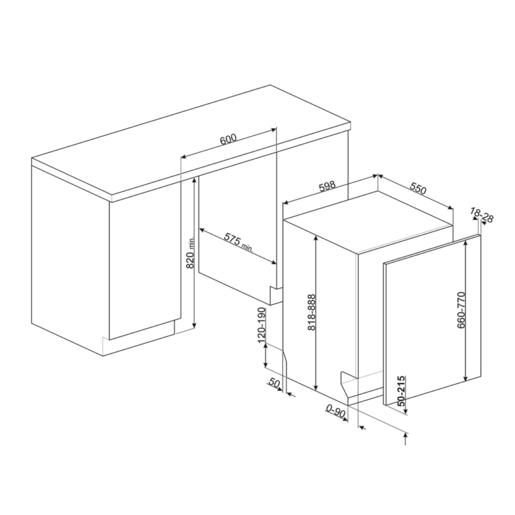 Smeg perilica posuđa STL7332C