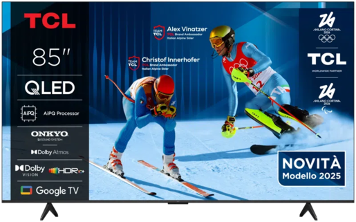 TCL QLED televizor 50T69C, 4K Ultra HD, Smart, Google TV, AiPQ procesor, Dolby Vision · Atmos, HDR10+, HVA panel