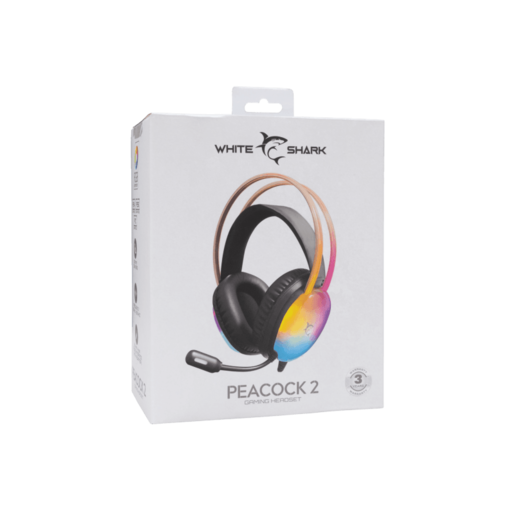 White Shark gaming slušalice GH-2444 PEACOCK-2 Crne