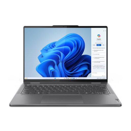 Laptop Lenovo Yoga 7 2-in-1 14AGP11, 14" WUXGA OLED Touch 400nits 60Hz, AMD Ryzen AI 5 435, 16GB LPDDR5X RAM, 512GB PCIe 4.0 NVMe SSD, AMD Radeon 840M Graphics, FreeDOS