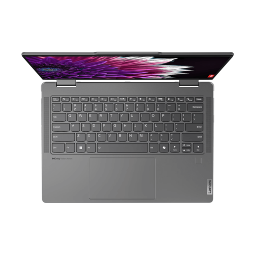 Laptop Lenovo Yoga 7 2-in-1 14AGP11, 14" WUXGA OLED Touch 400nits 60Hz, AMD Ryzen AI 5 435, 16GB LPDDR5X RAM, 512GB PCIe 4.0 NVMe SSD, AMD Radeon 840M Graphics, FreeDOS