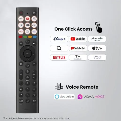 HISENSE Hi-QLED televizor 50A7S, 4K Ultra HD, Smart TV, VIDAA Smart OS, Dolby Vision IQ, HDR10+ Adaptive, Dolby Atmos, VRR 60 Hz, ALLM, AirPlay 2, Crni