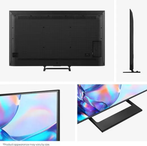 HISENSE Hi-QLED televizor 50A7S, 4K Ultra HD, Smart TV, VIDAA Smart OS, Dolby Vision IQ, HDR10+ Adaptive, Dolby Atmos, VRR 60 Hz, ALLM, AirPlay 2, Crni