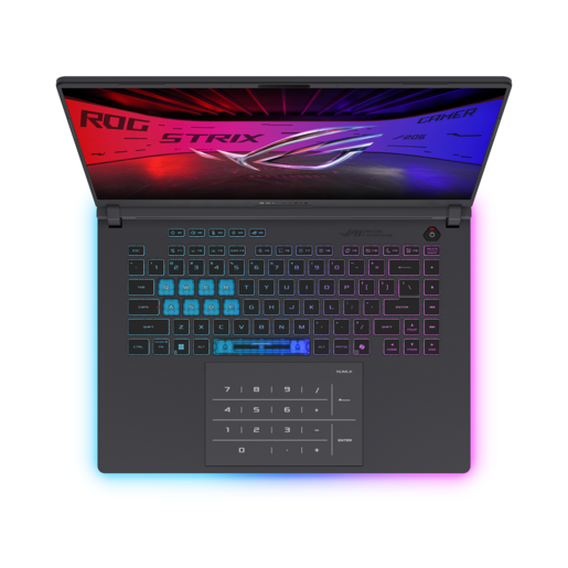 ASUS laptop ROG Strix G16 G615LM-UI-TS275, 16" 2.5K ROG Nebula 300Hz 500nits, Intel Core Ultra 9 290HX Plus, 32GB DDR5-5600 RAM, 1TB PCIe 4.0 NVMe M.2 SSD, NVIDIA GeForce RTX 5060 8GB GDDR7, FreeDOS