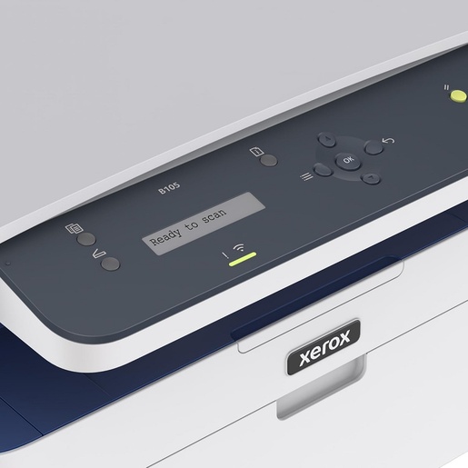 Xerox multifunkcijski printer B105, Mono Laser, Print Scan Copy, 21ppm C/B, 1200x1200dpi, Flatbed skener, USB, WiFi, 128MB RAM