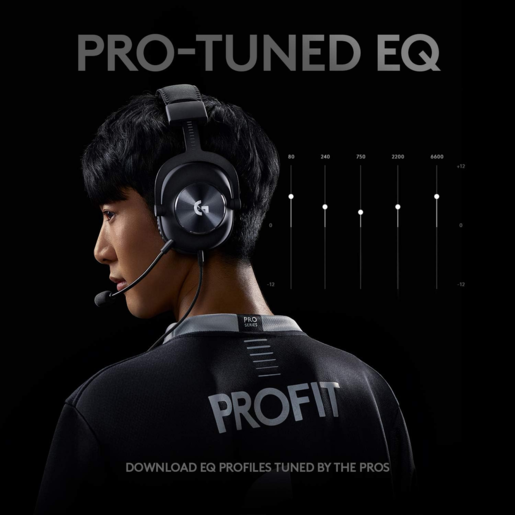 Logitech gaming slušalice G PRO X, žičane, over-ear, 7.1 DTS