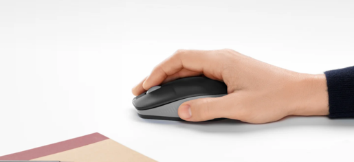 Logitech miš M190, bežični, optički, 1000 DPI, 3 tipke + Scroll, crveni