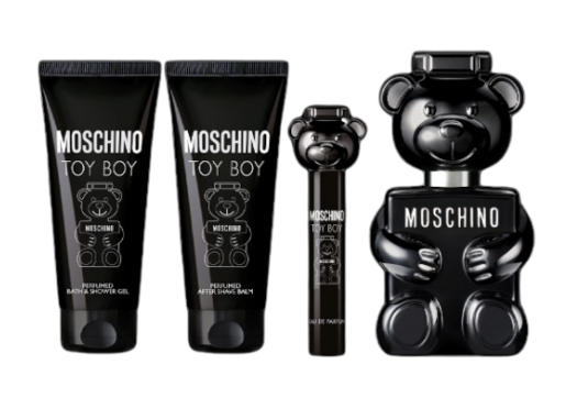 Moschino Toy Boy poklon set – EDP 100 ml + gel za tuširanje 100 ml + after shave