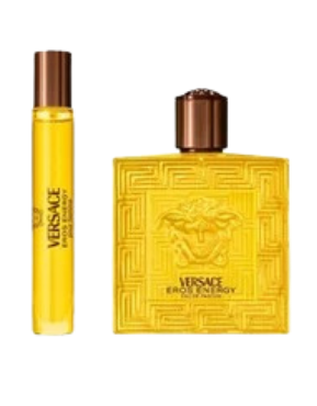 Versace Eros Energy poklon set – EDP 100 ml + travel spray 10 ml + poklon