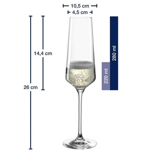 Leonardo Puccini čaša za šampanjac 280 ml
