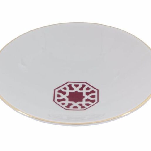 Porland Morocco duboki tanjir 19 cm, bordo