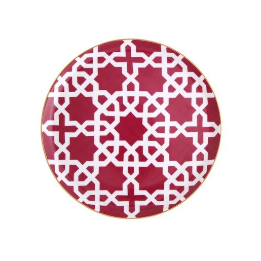Porland Morocco tanjir 20 cm, tamnocrveni
