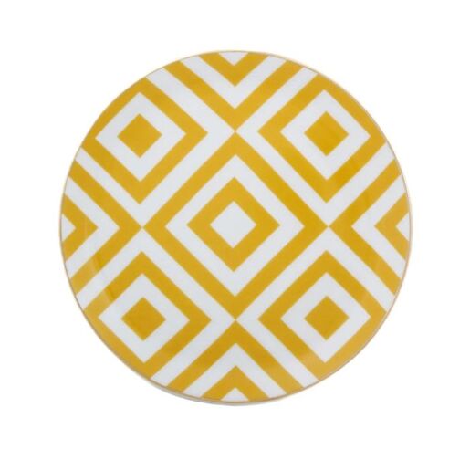 Porland Morocco plitki tanjir 17 cm, žuti