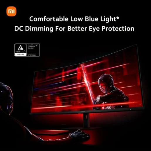 Xiaomi gaming monitor G34WQi 2026, 34" UWQHD Curved, 350 nits, 2x DP, 2x HDMI, Audio, 180Hz, 1ms MPRT