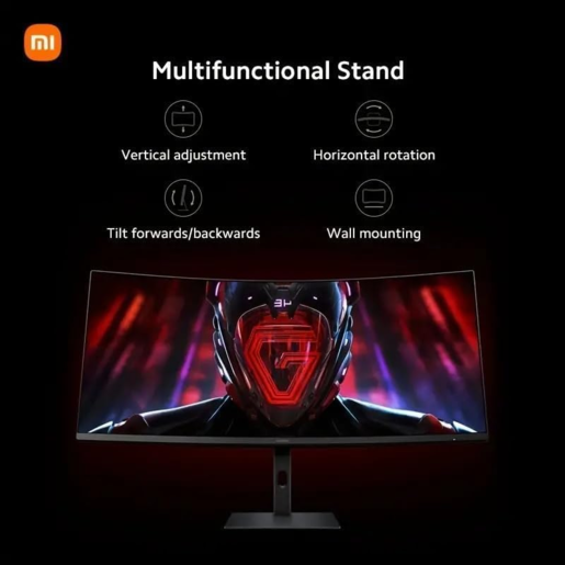 Xiaomi gaming monitor G34WQi 2026, 34" UWQHD Curved, 350 nits, 2x DP, 2x HDMI, Audio, 180Hz, 1ms MPRT