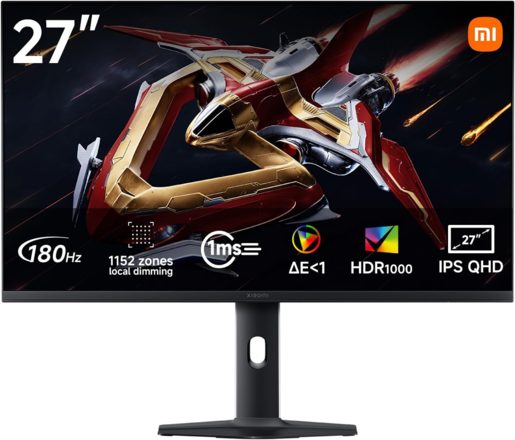 Xiaomi gaming monitor Mini LED 27" G Pro Qi 2026, 27" QHD Mini LED, 1000 nits, HDR1000, 180Hz, 1ms