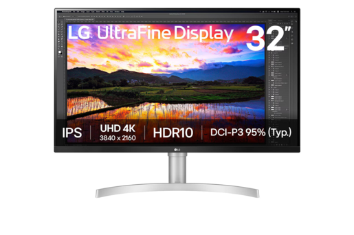 LG monitor 32UN650K-W, 31,5" 4K UHD IPS, 350 cd/m2, HDR10, DCI-P3 95%, 2x HDMI, DP, 60Hz, 5ms, 2x 5W zvučnici