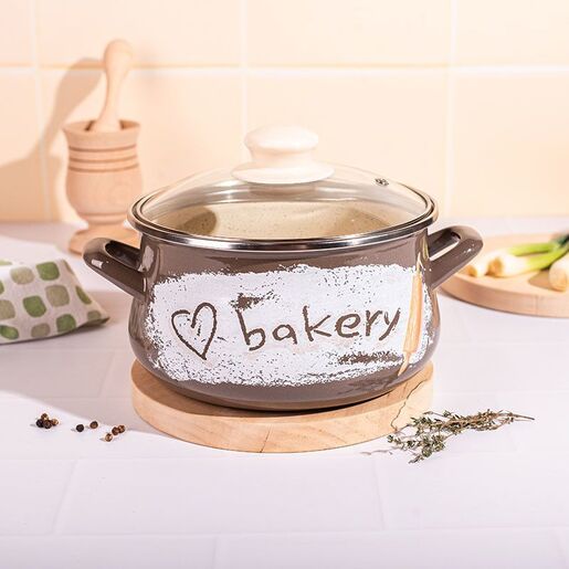Metalac duboka šerpa s poklopcem BAKERY 24cm/6,5lit