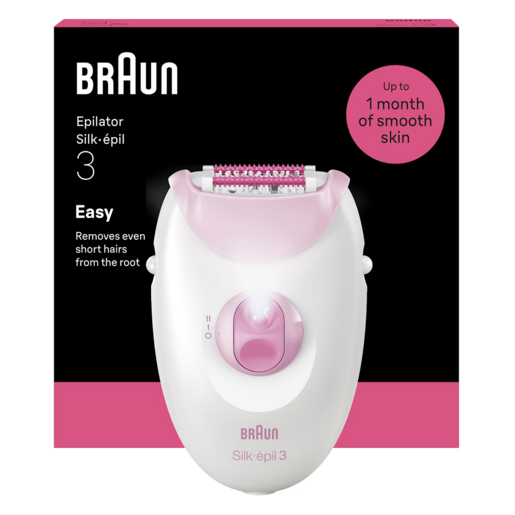 BRAUN epilator SE3-000, Silk-epil 3