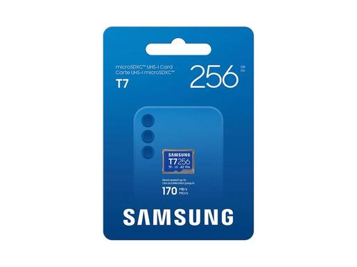 Samsung Micro SD 256GB T7 Up to 170MBs