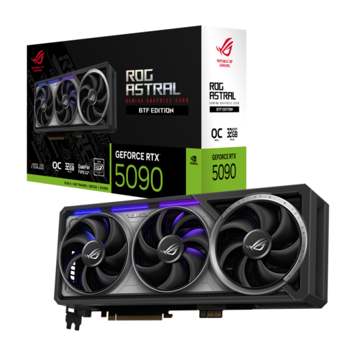 ASUS grafička kartica ROG ASTRAL RTX5090 32GB GDDR7 BTF OC Edition, 512-bit, 2x HDMI, 3x DP