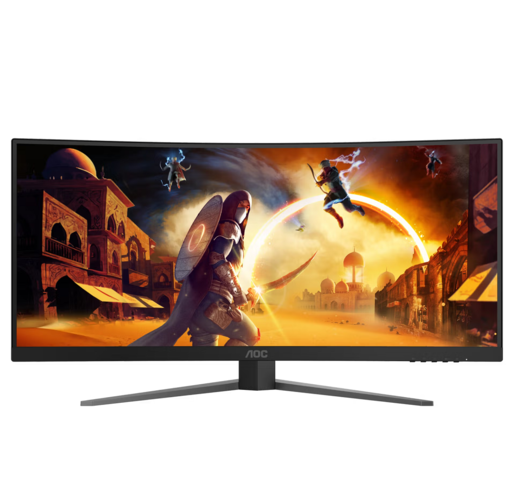 AOC gaming monitor CU34G4Z, 34" WQHD Fast VA Curved 1500R, DisplayHDR 400, Adaptive Sync, 240Hz