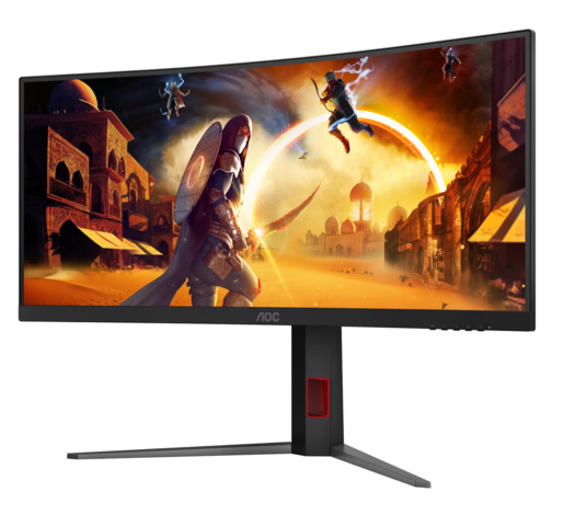 AOC gaming monitor CU34G4Z, 34" WQHD Fast VA Curved 1500R, DisplayHDR 400, Adaptive Sync, 240Hz