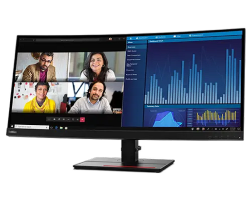 LENOVO monitor ThinkVision P34w-20, 34,14" WQHD IPS Curved 3800R, HDR, 60Hz, USB-C, KVM, LAN, zvučnici