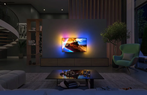 Philips 65OLED801/12 4K TITAN OS OLED, AMBILIGHT TV, 144 Hz, P5 AI Procesor, 164 cm (65''), Dolby Vision and Dolby Atmos