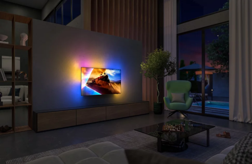 Philips 65OLED801/12 4K TITAN OS OLED, AMBILIGHT TV, 144 Hz, P5 AI Procesor, 164 cm (65''), Dolby Vision and Dolby Atmos