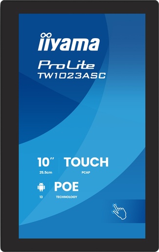 IIYAMA Panel PC TW1023ASC-B3P, 10,1" IPS Touch, Rockchip RK3568, 4GB RAM, 32GB, Android 13, WiFi, Bluetooth, PoE