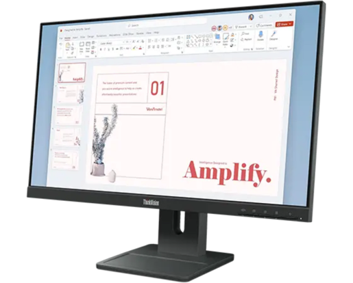 LENOVO monitor ThinkVision E24-40, 23,8" FullHD IPS Anti-Glare, 100Hz, zvučnici, podesivo postolje