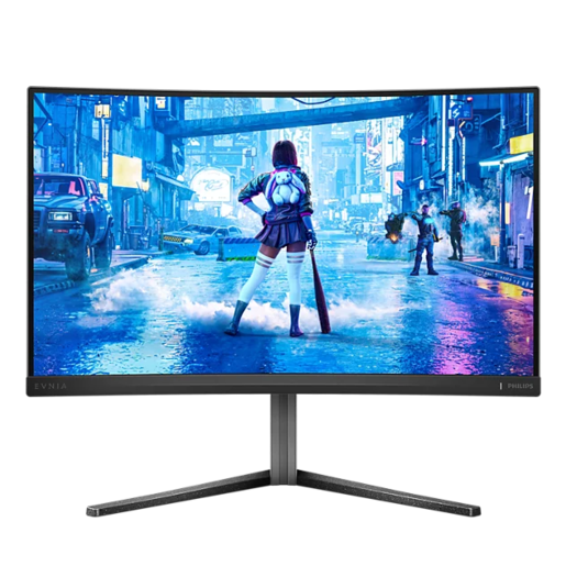 PHILIPS gaming monitor Evnia 5000 27M2C5200W, 27" FullHD VA Curved 1500R, HDR10, 280Hz, podesivo postolje