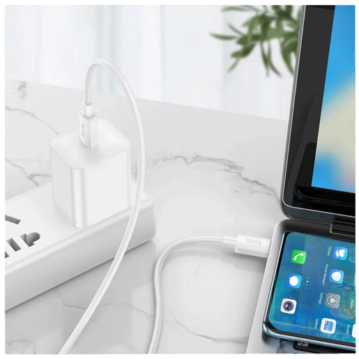 Hoco USB kabl za smartphone, type C, 60W, bijela - X96 Hyper, 60W, White