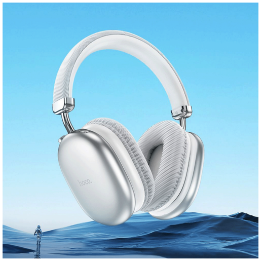 Hoco Slušalice bežične, Bluetooth - W35 Max Joy Silver