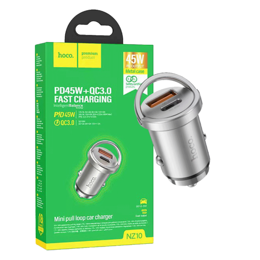 Hoco Auto punjač, brzi, PD45W+QC3.0 - NZ10 Handy