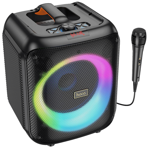 Hoco Zvučnik bežični sa mikrofonom, Bluetooth, RGB LED, 45W - HA1 Graceful