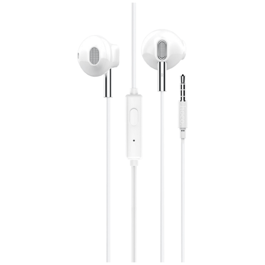 Hoco Slušalice sa mikrofonom, 3.5 mm, dužina kabela 1.2 met, bijela - M57 Sky sound, White