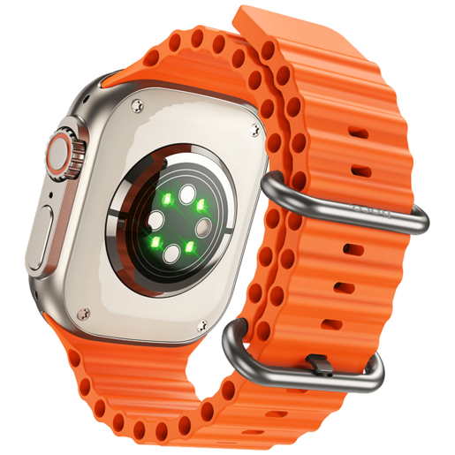 Hoco Pametni sat, 1.96" zaslon, Dual Bluetooth, IP67 - Y12 Titanium Gold