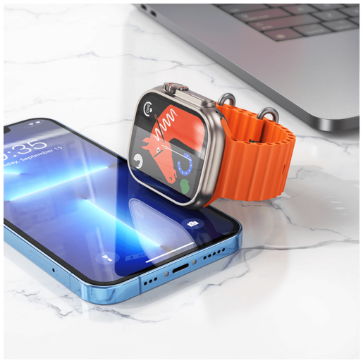 Hoco Pametni sat, 1.96" zaslon, Dual Bluetooth, IP67 - Y12 Titanium Gold