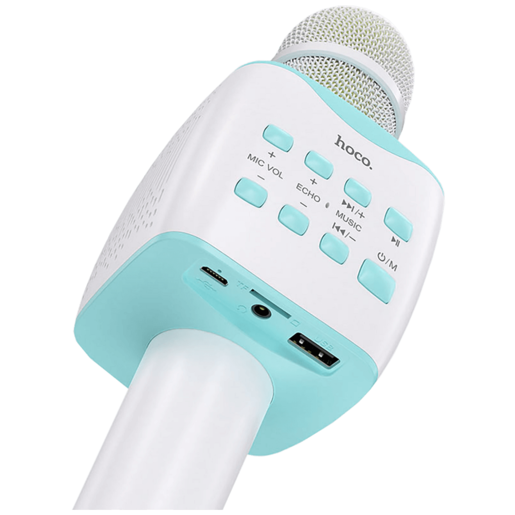 Hoco Mikrofon, bežični, BK5, Karaoke, 1200mAh - BK5 Cantando, Blue