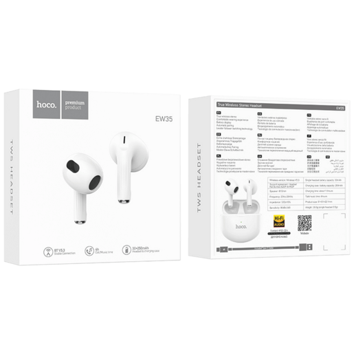 Hoco Slušalice bežične sa kutijicom za punjenje, Bluetooth - EW35 TWS