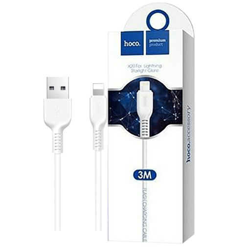 Hoco USB kabl za iPhone, Lightning kabl, dužina 3 met. - X20 Flash Lightning 3m