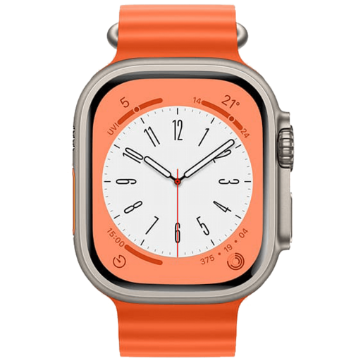 Hoco Silikonski remen za iWatch, 42/44/45/49mm, orange - iWatch WA12 Orange