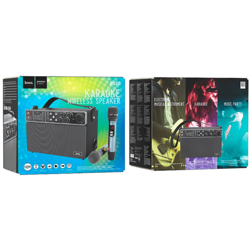 Hoco Zvučnik bežični sa mikrofonom, Bluetooth, 60W, KARAOKE - BS50 Chanter