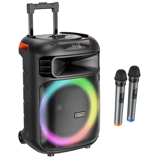 Hoco Zvučnik bežični sa 2 bežična mikrofona, Bluetooth, 60W - HA5 Winner